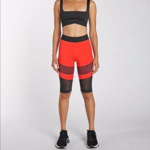 SECNDNTURE Bike Shorts in yellow and black